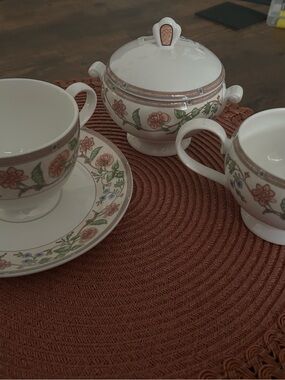 Vintage Mikasa rosemere tea set of 8